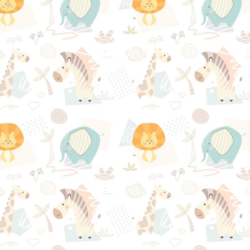 papier-peint-motif-animaux