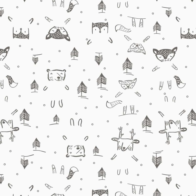 papier-peint-motif-animaux-enfant
