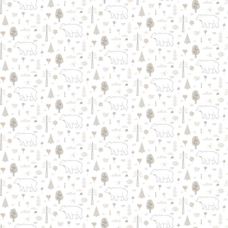 papier-peint-motif-ours-enfant