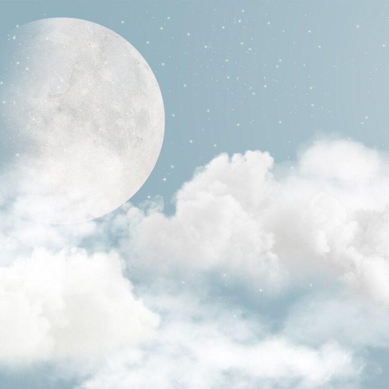 Papier peint ciel bleu pour enfant – Image 2