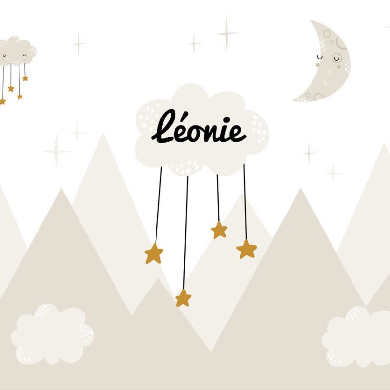 papier-peint-nuage-fille