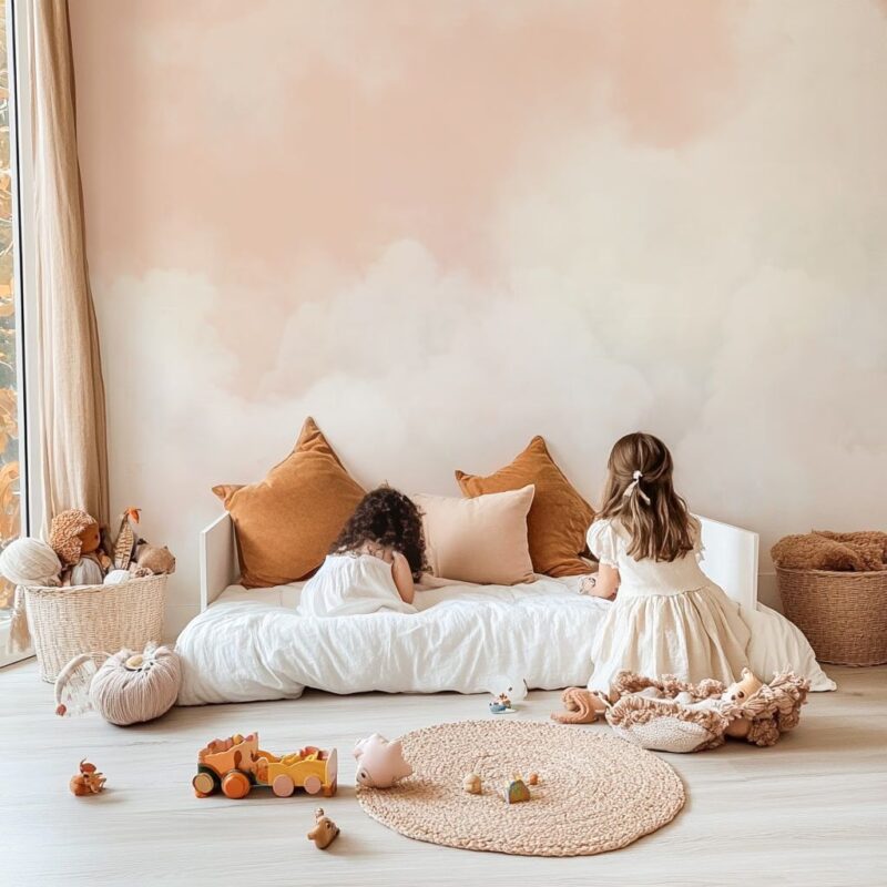 papier-peint-nuage-rose