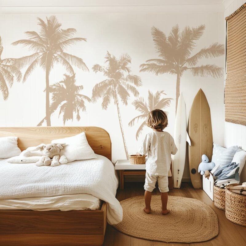 papier-peint-palmier-beige