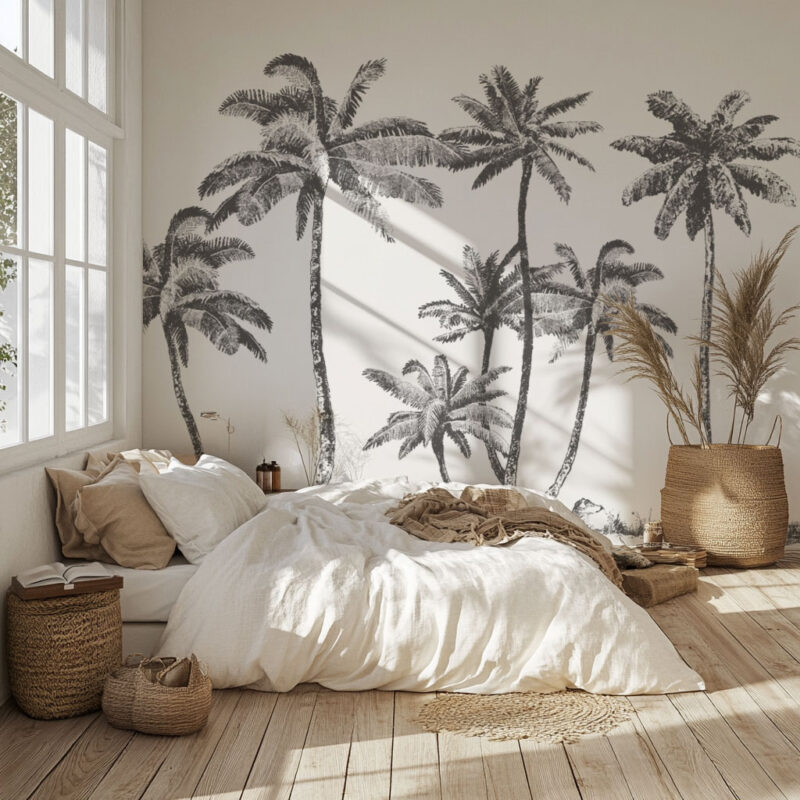 papier-peint-palmier-noir-et-blanc