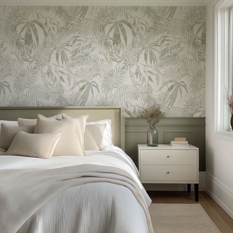 papier-peint-palmier-vert