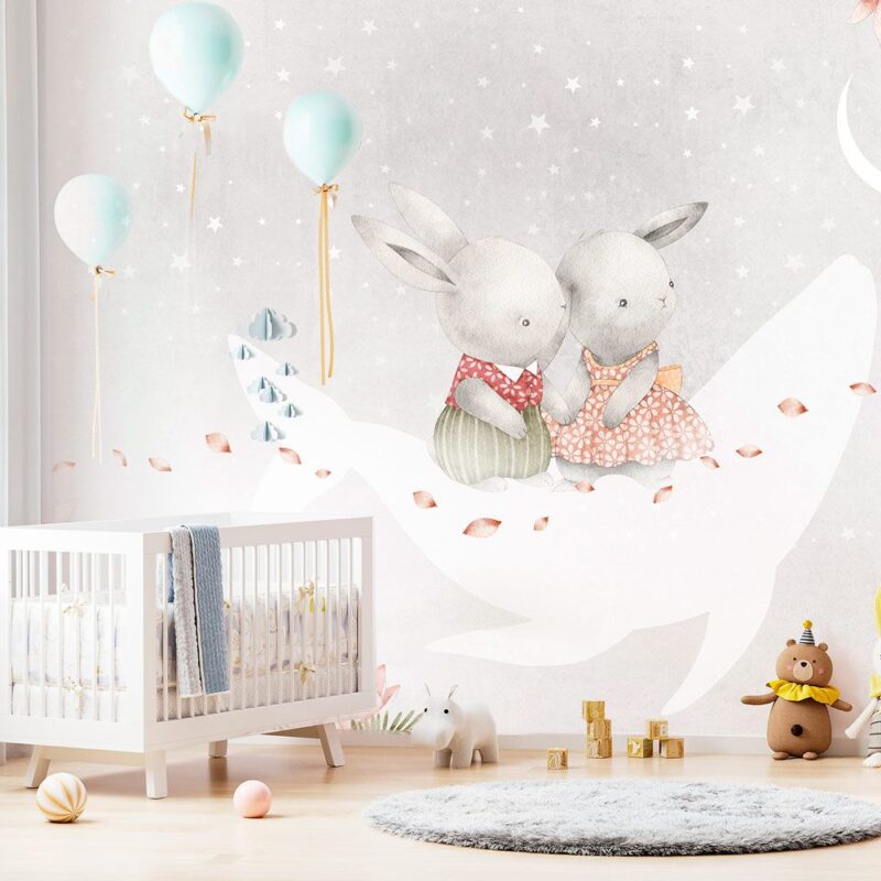 papier-peint-panoramique lapin