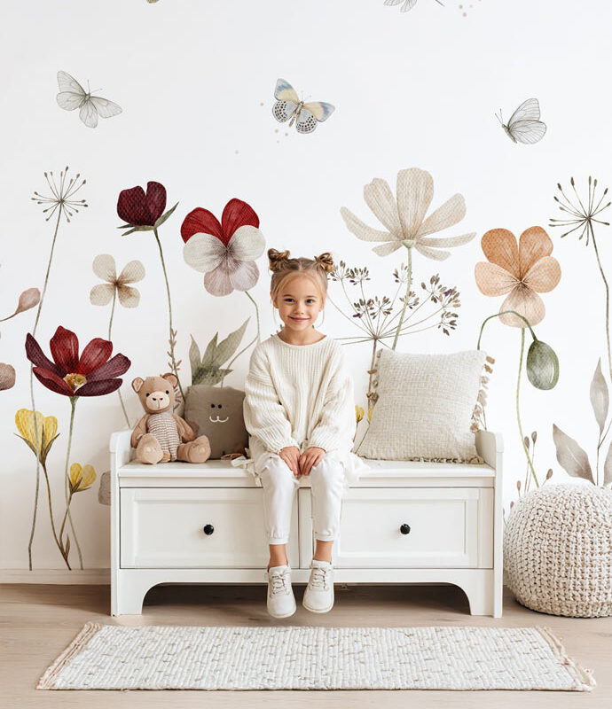 papier peint papillon