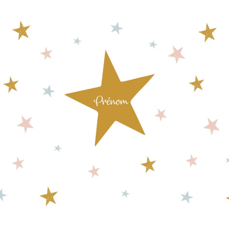 papier-peint-personnalisé-etoile