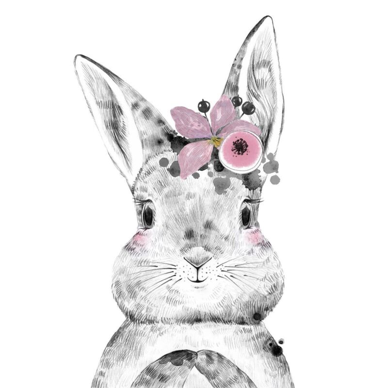 papier-peint-portrait-lapin