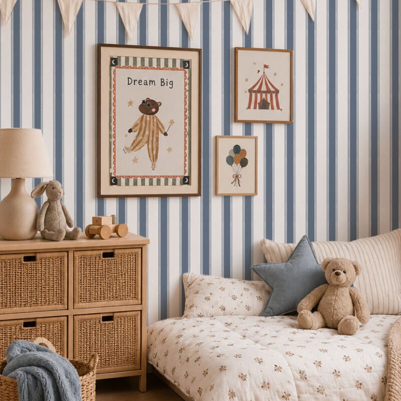 papier-peint-rayure-enfant
