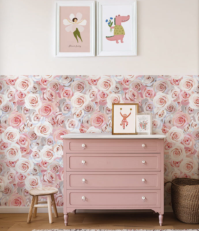 papier-peint-rose-fillette
