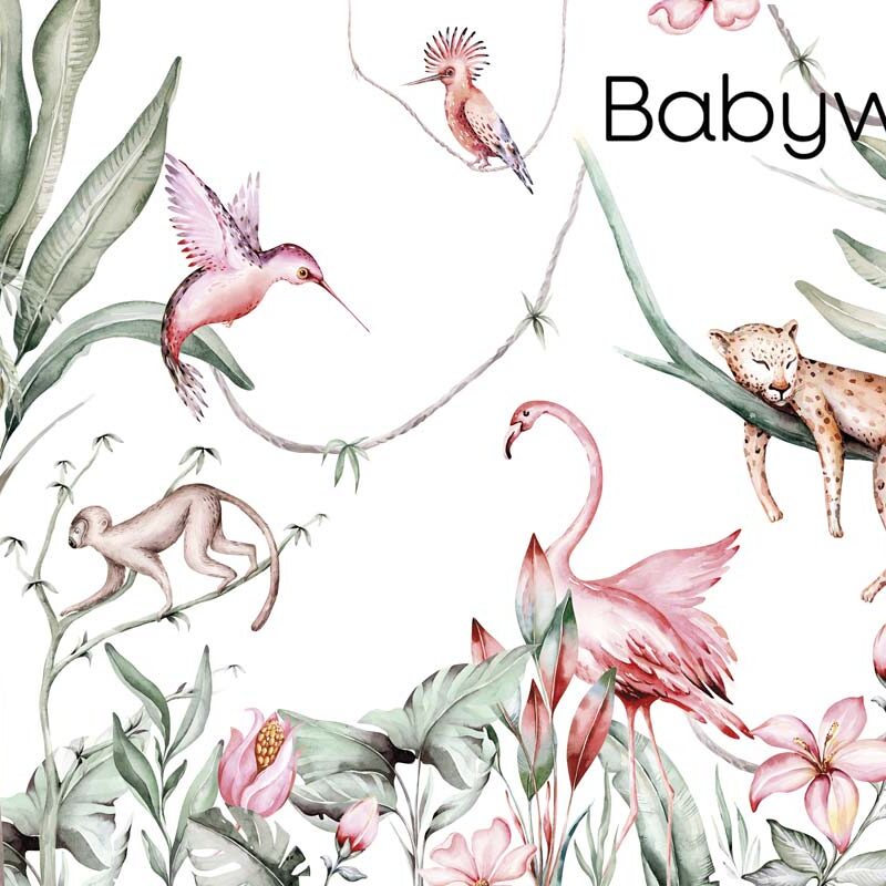 papier-peint-safari-fille