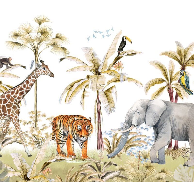 papier-peint-savane-bébé