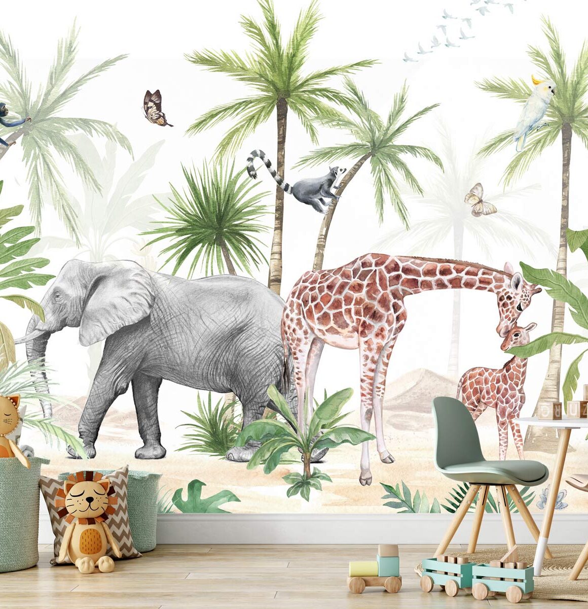 papier-peint-savane--enfant