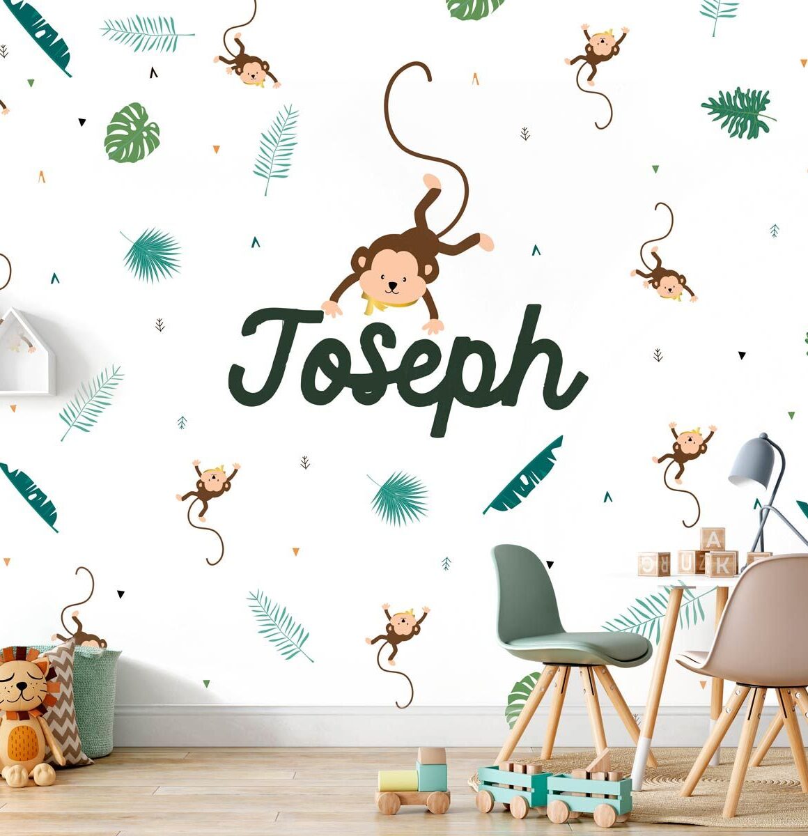 papier-peint-singe-personnalisé