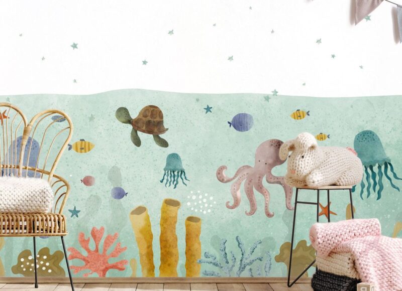 papier-peint-sous-la-mer-enfant