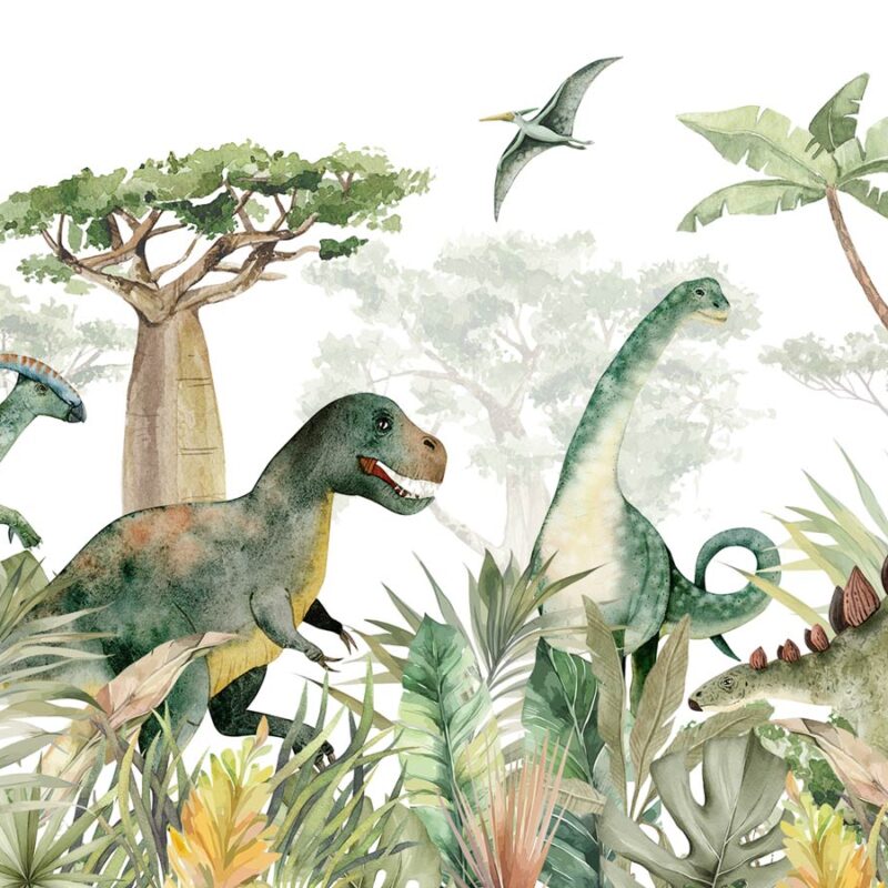 Papier peint Terre des Dinosaures pour enfant – Image 3
