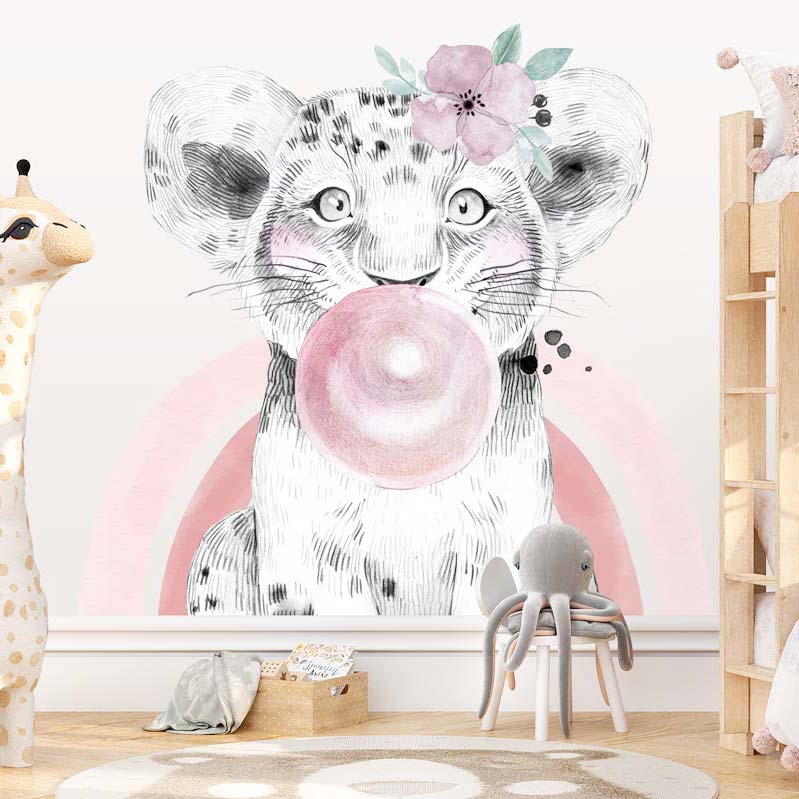 papier-peint-tigre-arc-en-ciel