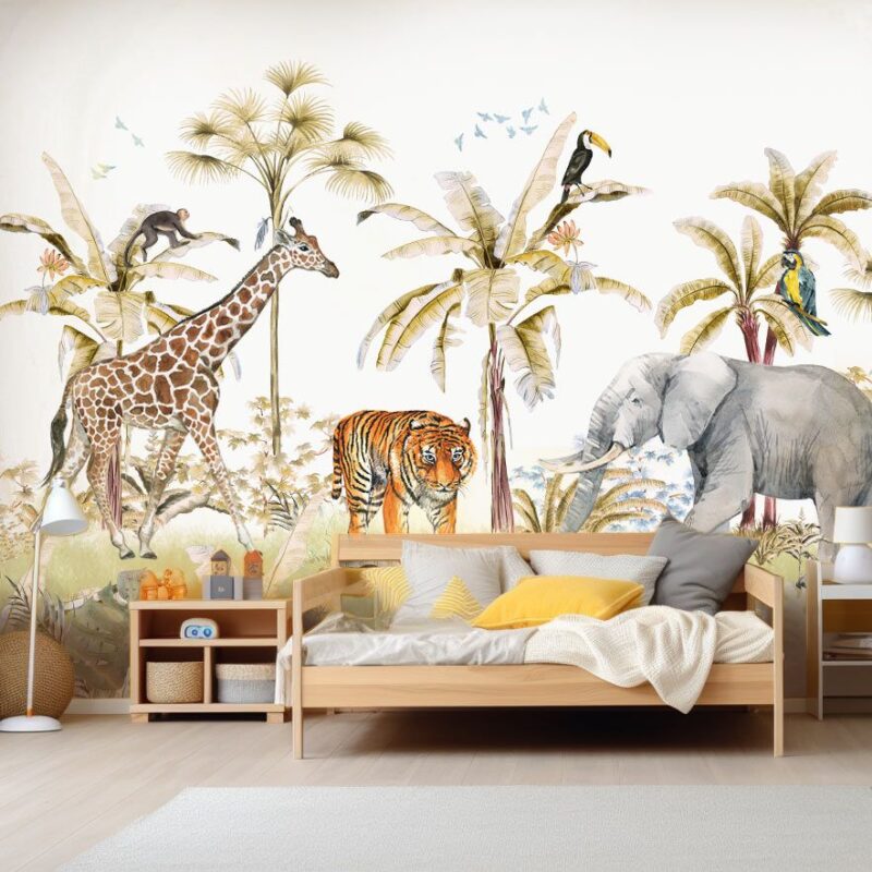 papier-peint-jungle-enfant