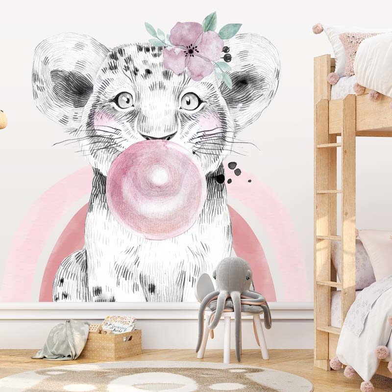 papier-peint-tigre-fille