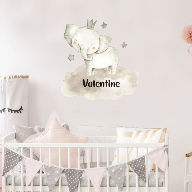 sticker-elephant-personnalisé