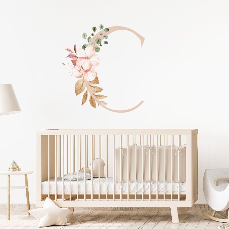 sticker-lettre-fleurs