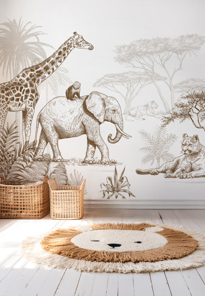 tapisserie-savane-marron